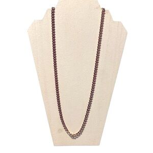 18k gold plated Cuban chain link necklace NIB